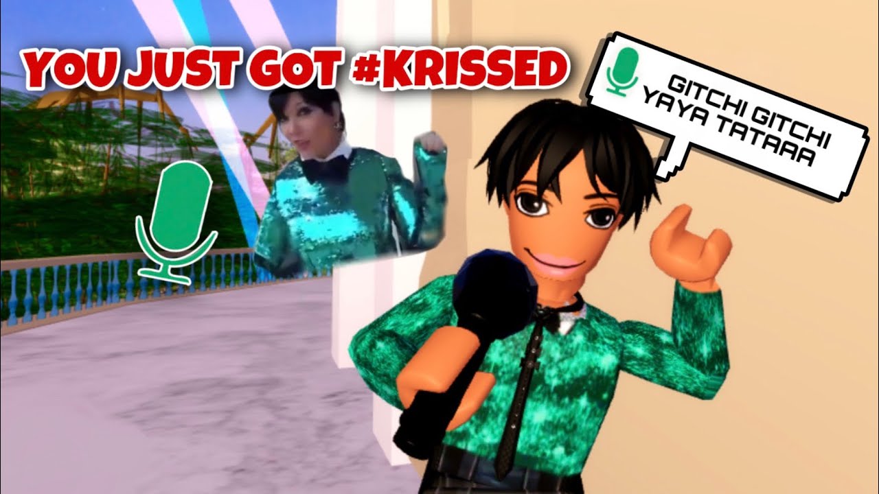 KRISSING PEOPLE ON ROBLOX VC 🕺😭