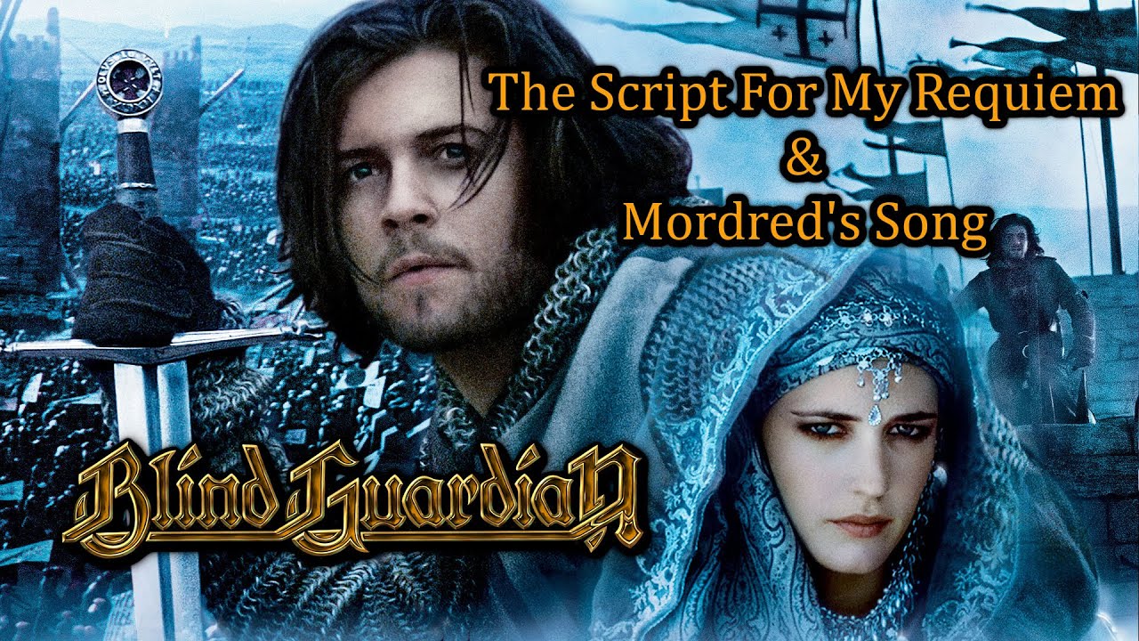 Blind Guardian - Script For My Requiem & Mordred's Song (lyrics) + Kingdom of Heaven