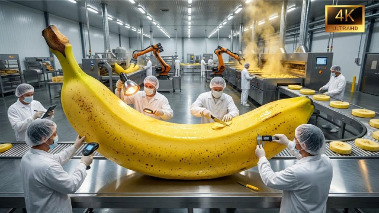 Inside a Modern Banana Factory: From Fresh Bananas to Premium Banana Chips (Full Process)