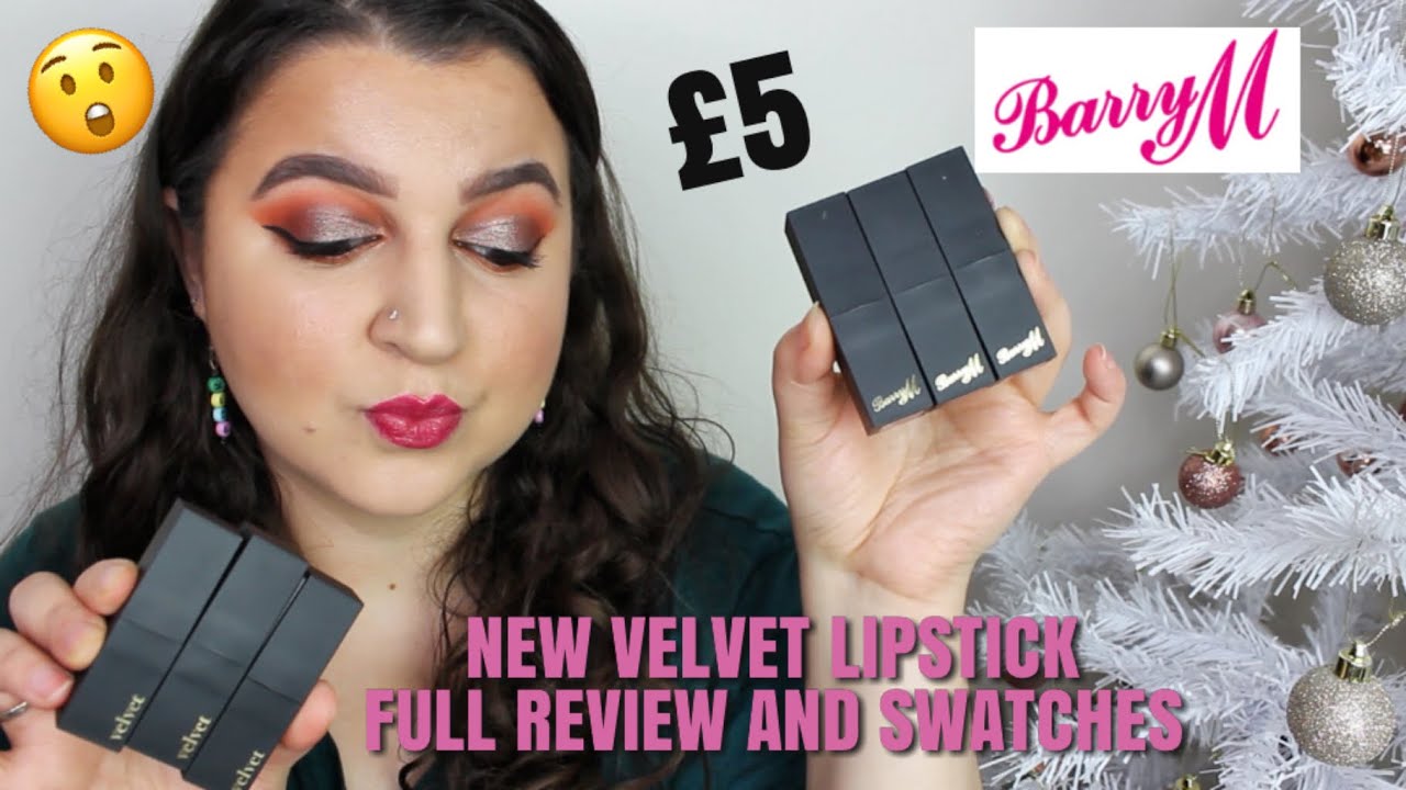 ПОЛНАЯ КОЛЛЕКЦИЯ ПОМАД BARRY M NEW VELVET! ОБЗОР И СВОТЧИ 💄