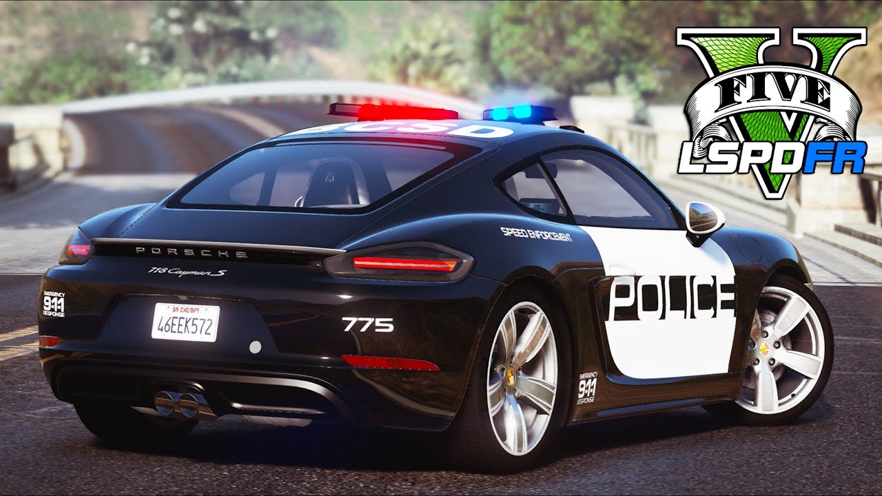 GTA 5 - LSPDFR Ep233 - Porsche 718 Cayman S Patrol w/ Blooper!!