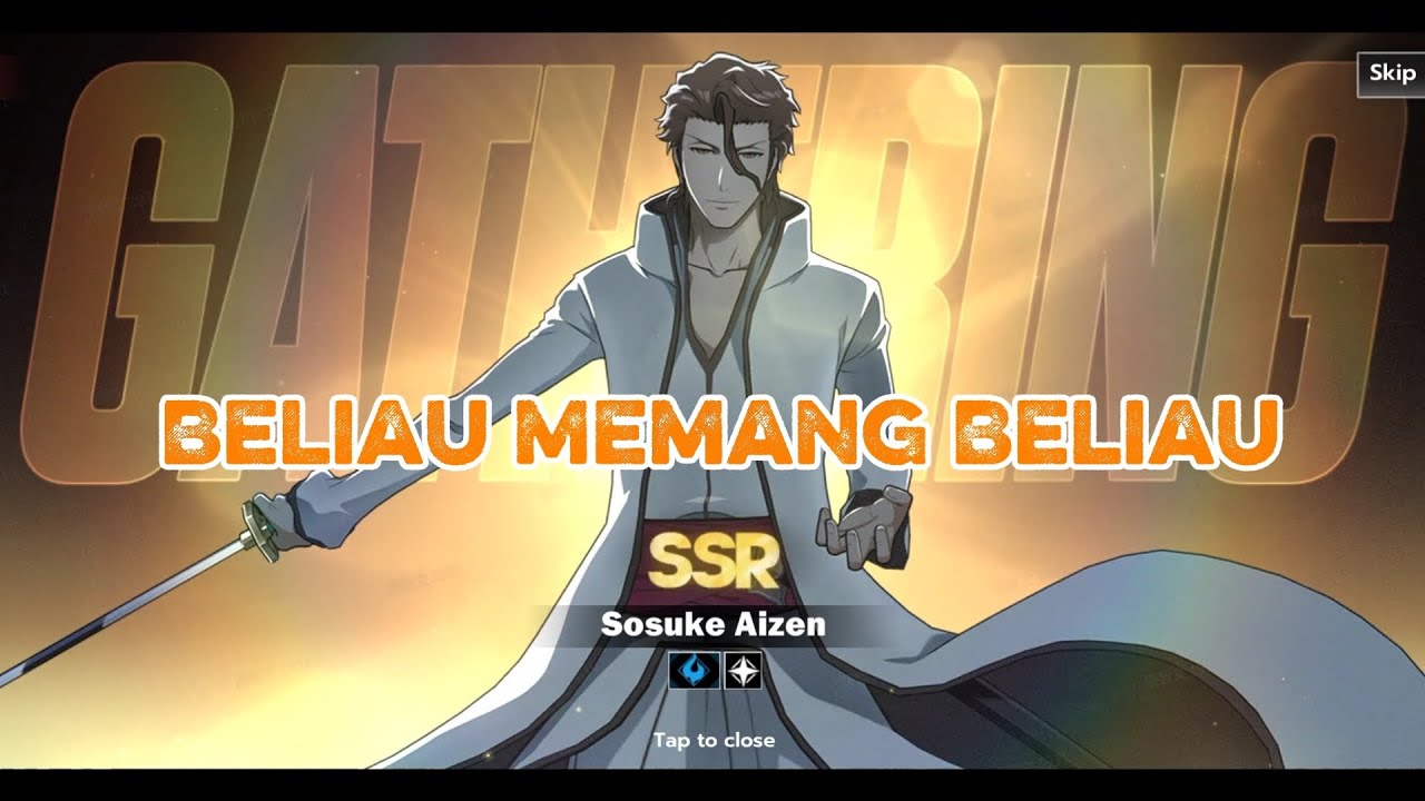 Bleach Soul Resonance akhirnya gacha dapat beliau Aizen