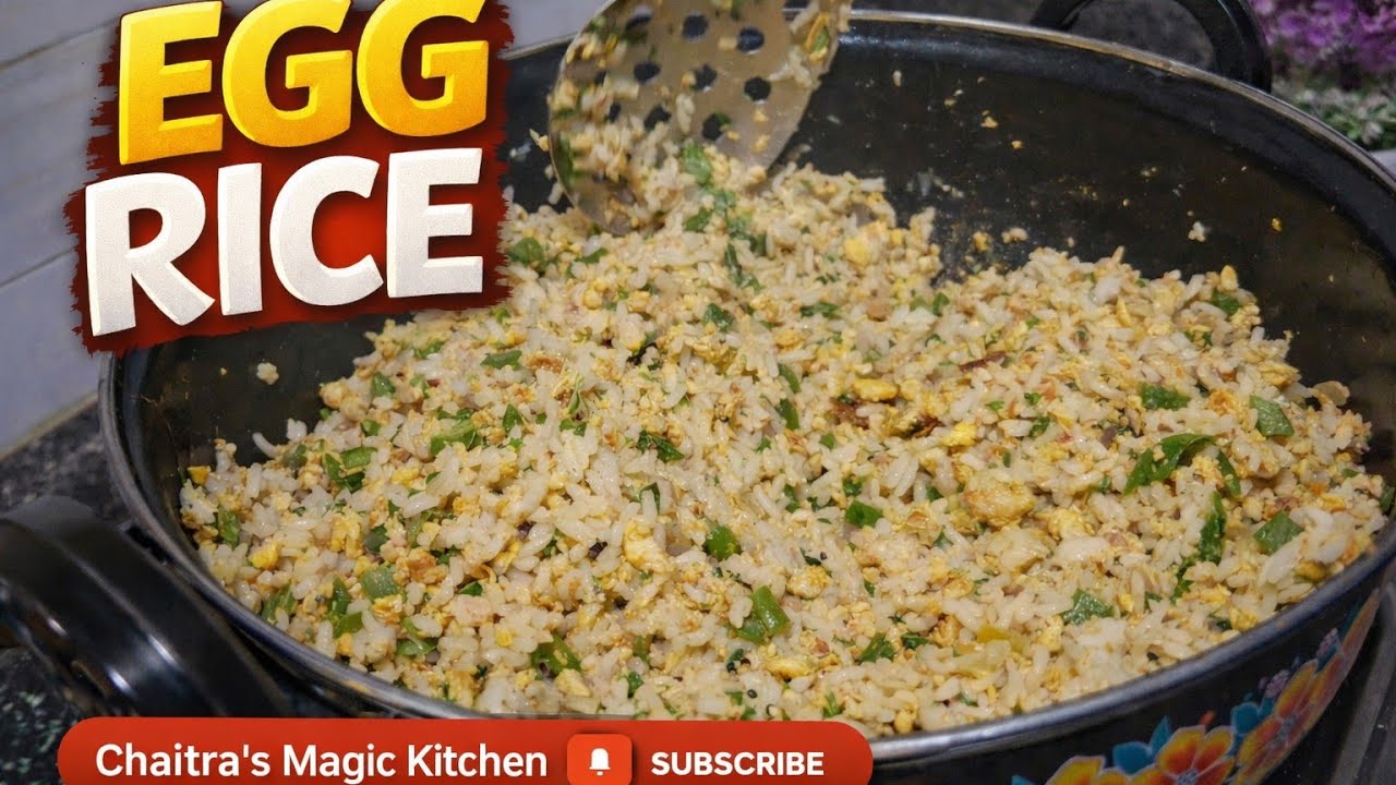 5 Minute Egg Rice Recipe | Simple & Tasty 😋#EggRice#EggFriedRice#QuickRecipe#EasyCooking