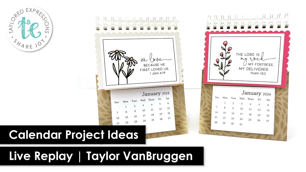 Calendar Project Ideas | Taylored Expressions