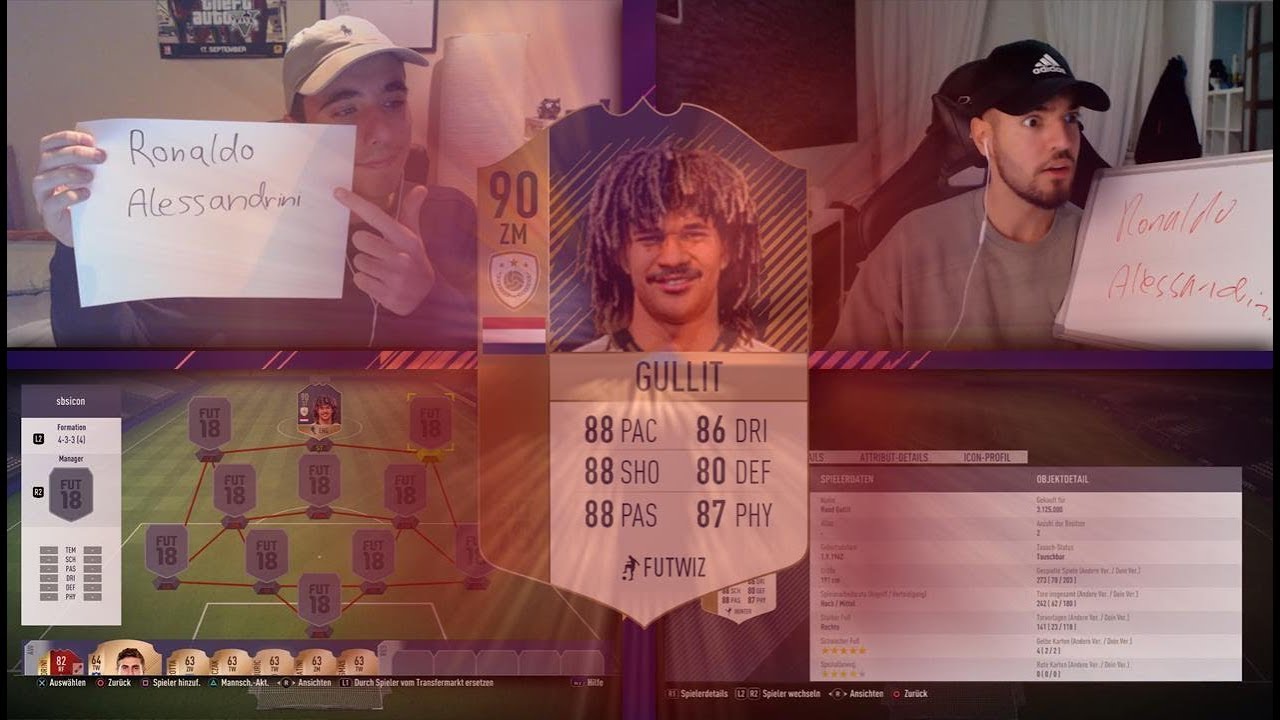 FIFA18: 90 ICON GULLIT STRIKER SQUAD BUILDER BATTLE vs WAKEZ!!🔥😱😍 Ultimate Team Deutsch