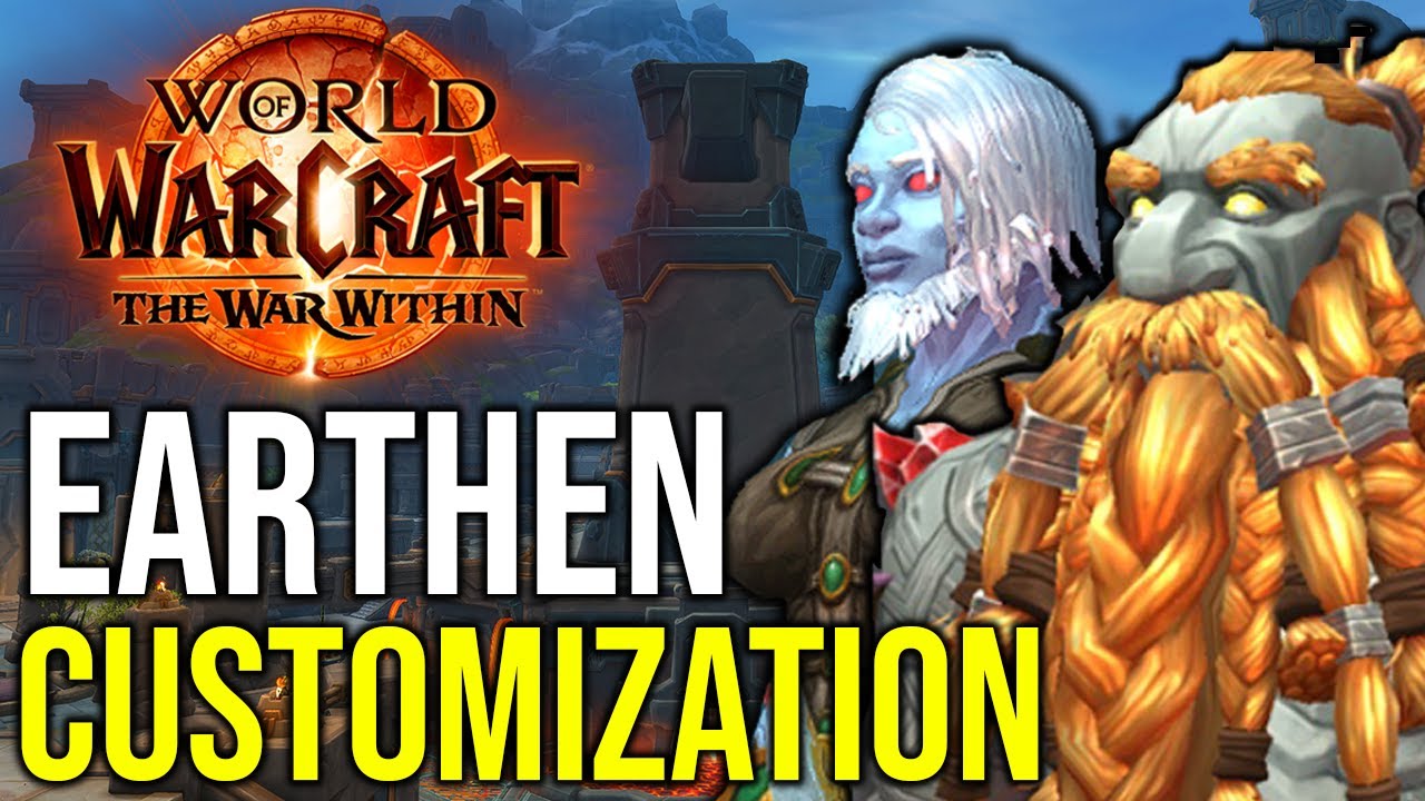 Earthen Customization, Dance and Racials - War Within Alpha Footage