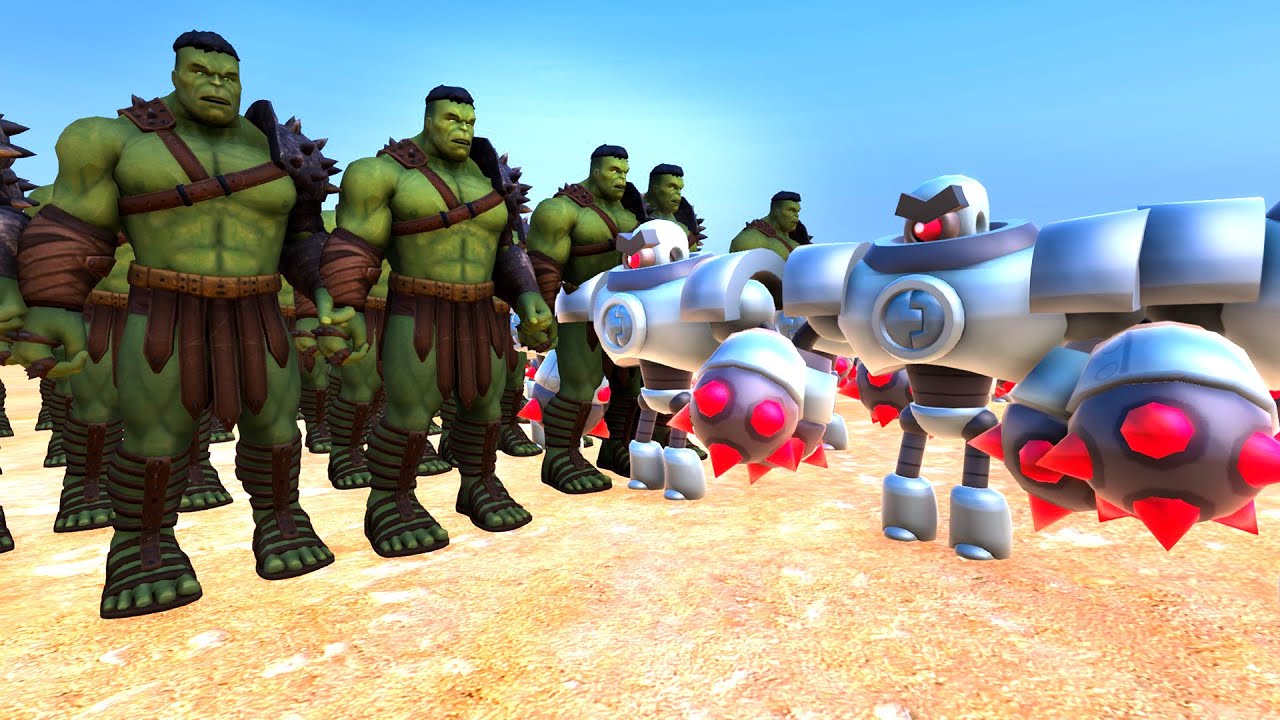 Robot Boss Ordusu vs Hulk Ordusu | UEBS | Brawl Stars