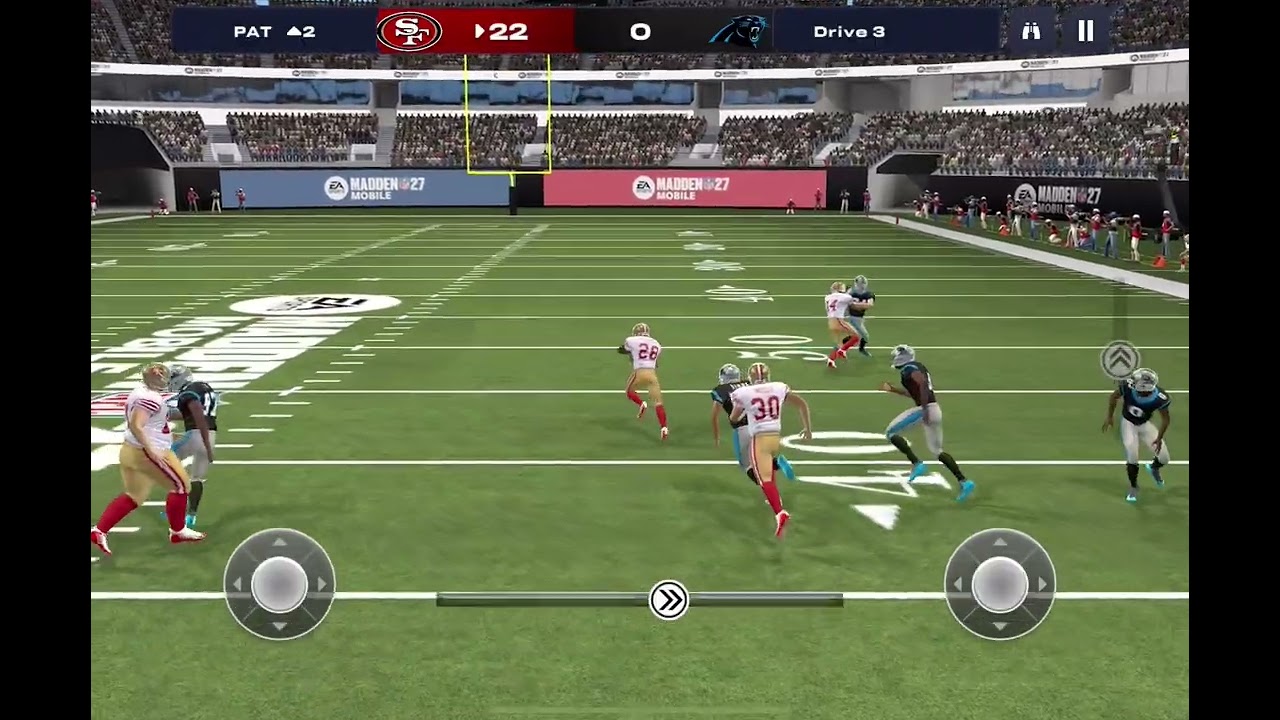 Madden mobile running plays insane #maddenmobile
