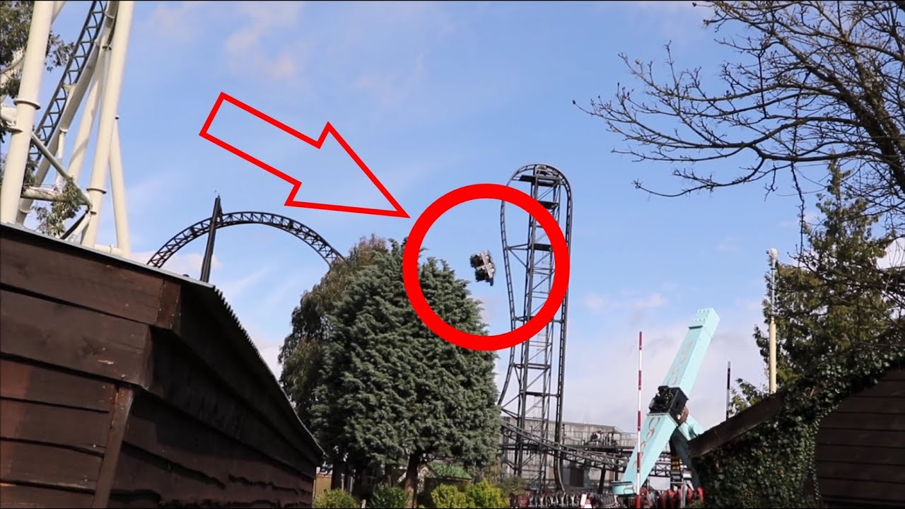 Roller-coaster, Thorpe Park - The Saw - Crash 7/4/16
