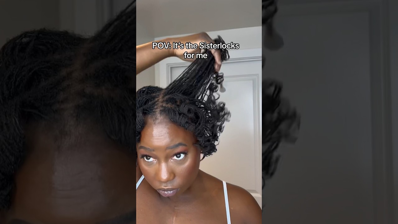 Stiff where? #sisterlocks #sisterlocs #locs #naturalhair #blackhair #4c #itsthelocsforme #stiffwhere