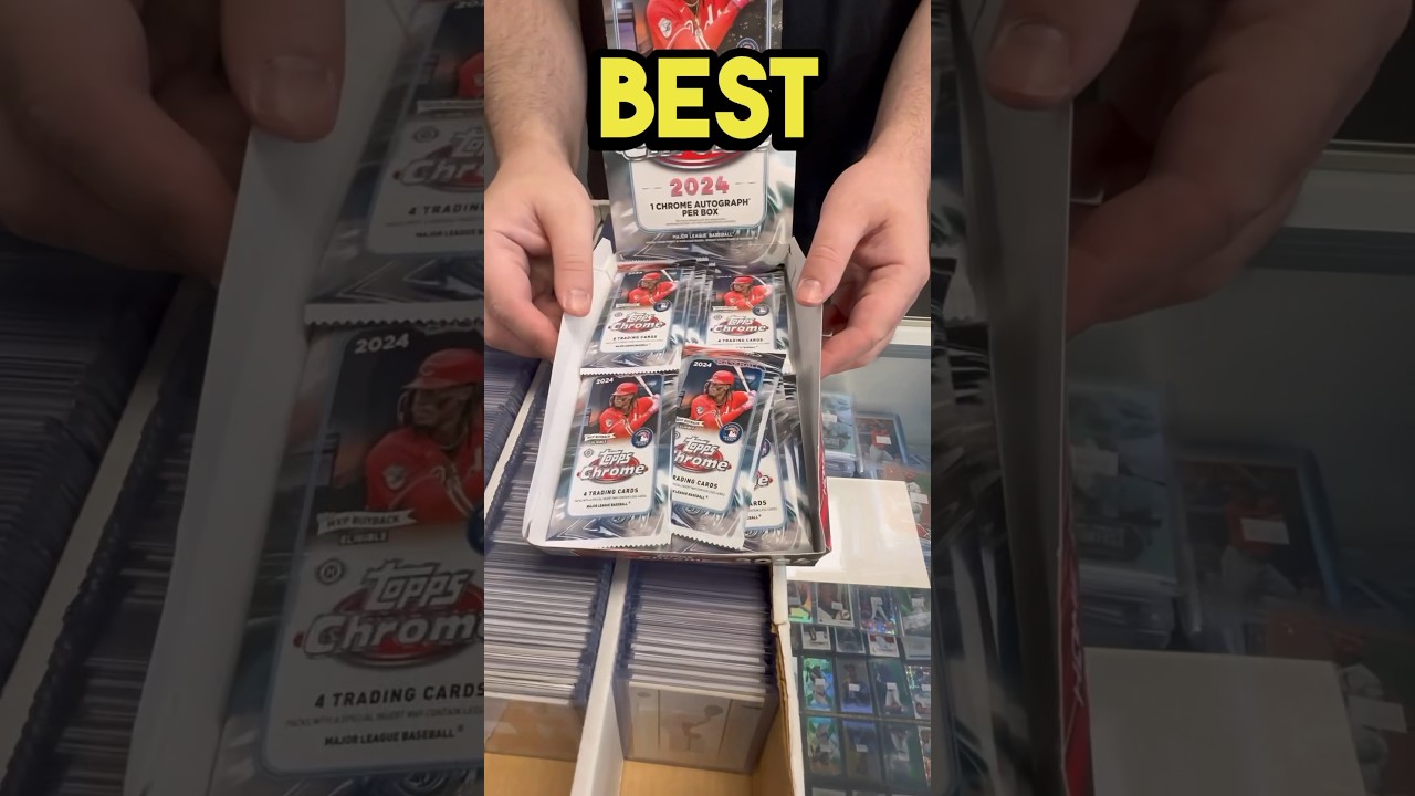 I can’t believe I pulled this monster card from a 2024 Topps Chrome Pack 