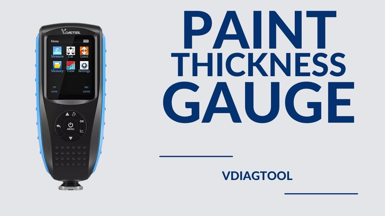 VDIAGTOOL Paint Thickness Gauge VC100, VC200, VC300