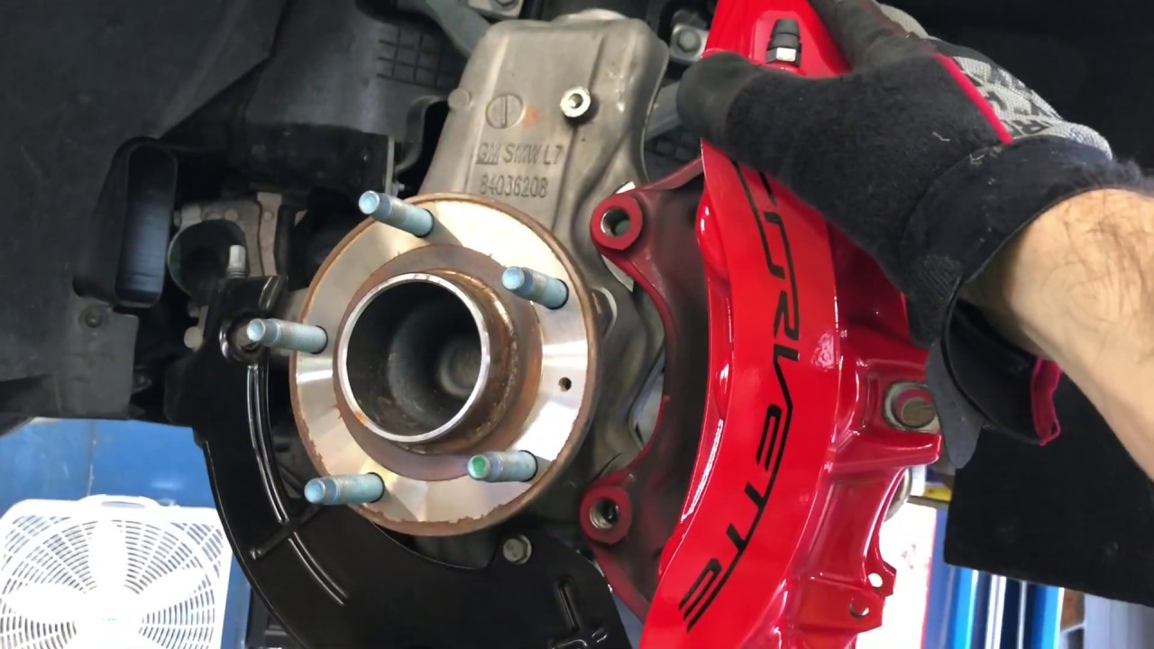 Install / Remove C7 Corvette Iron Brake Rotors and Cooling Rings