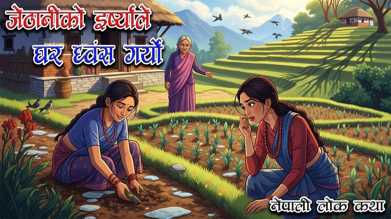 जेठानीको इर्ष्याले घर ध्वंस गर्यो  | Hamro Lok Katha | Nepali Lok Katha | नेपाली लोक कथा