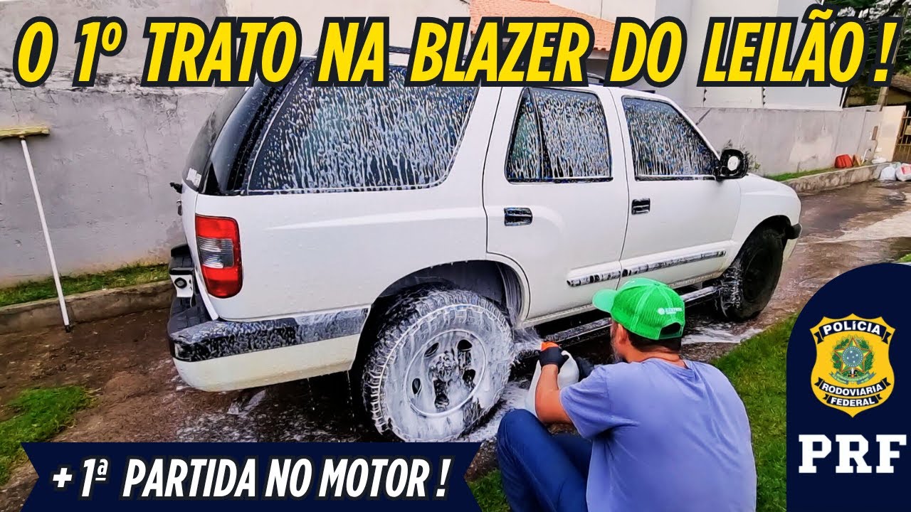 TENTAMOS LIGAR O MOTOR DA GM CHEVROLET BLAZER ADVANTAGE DO LEILÃO DA PRF A BAIANINHA I DEU BOM?