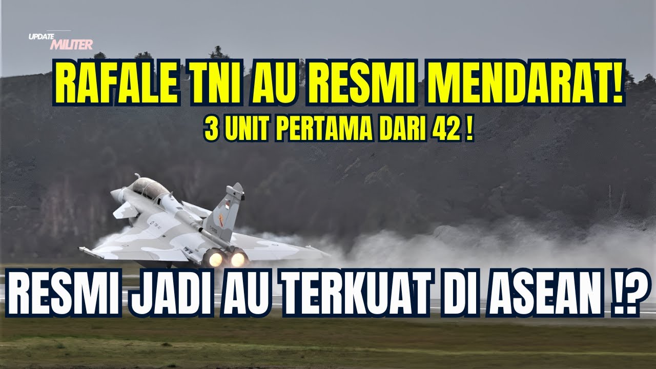 Rafale Resmi Masuk! Apakah TNI AU Kini Paling Kuat di ASEAN Ini Peta Asli Kekuatan Udara
