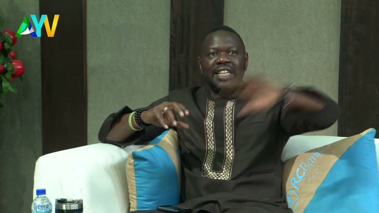 Prof. Alhaji Njai Speaking About the Pan African Vision - Phebean Swill on Wake Up Sierra Leone AYV
