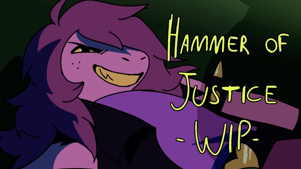 Hammer of Justice | DELTARUNE Fight animation (WIP)