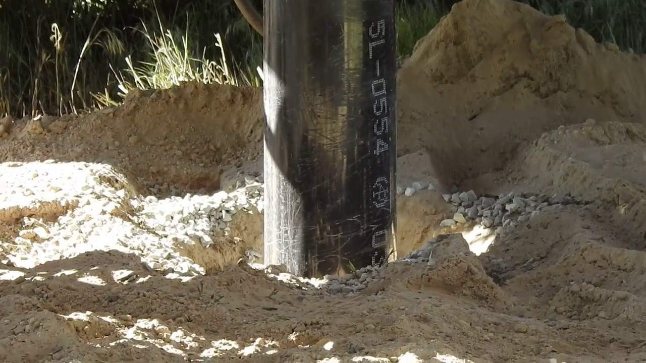 Drilling and driving casing.