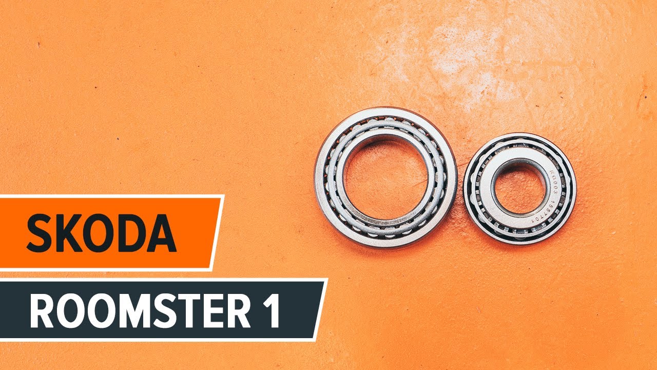 How to change front shock absorber bearing SKODA ROOMSTER 1 TUTORIAL | AUTODOC