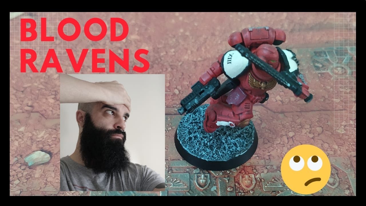 😡How to paint BLOOD RAVENS  40k😡 (Easy) // Como pintar Cuervos Sangrientos, 9th edition