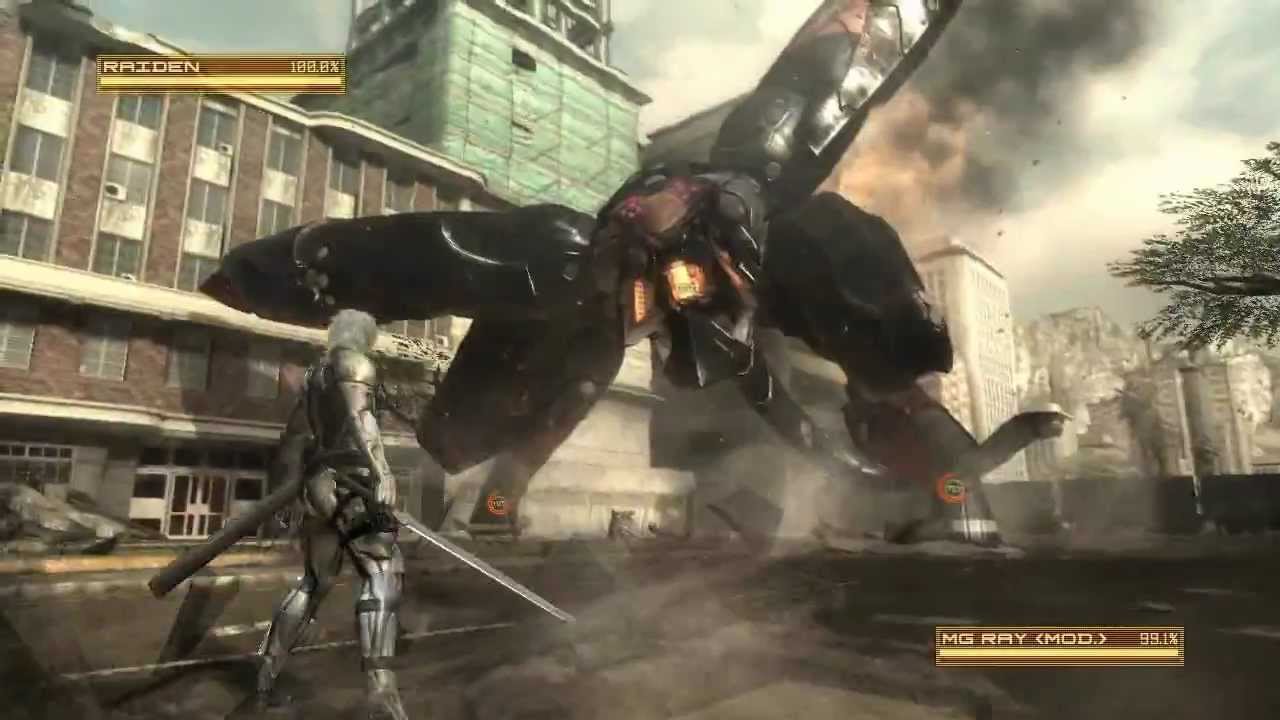 Metal Gear Rising - MG RAY Boss Battle [S Rank] [Revengeance Mode]