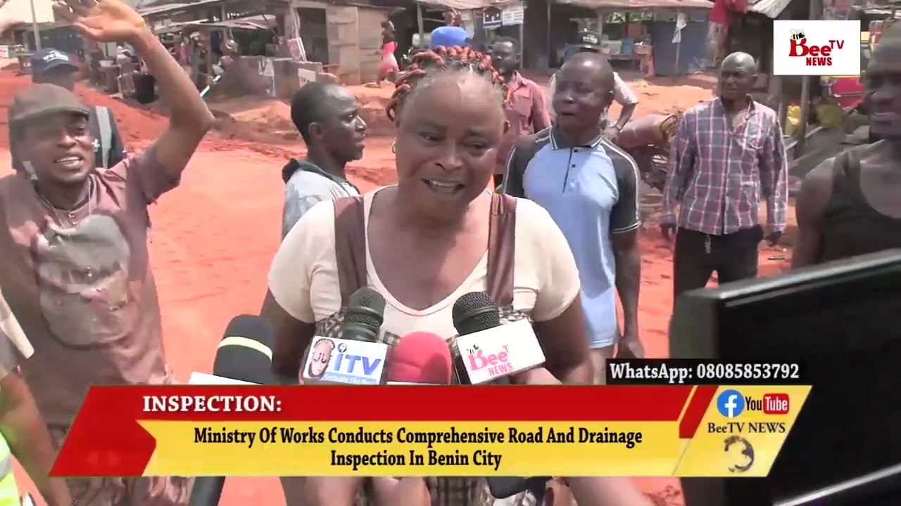 ‎Ministry Of Works Conducts Comprehensive Road And Drainage Inspection In Benin City.