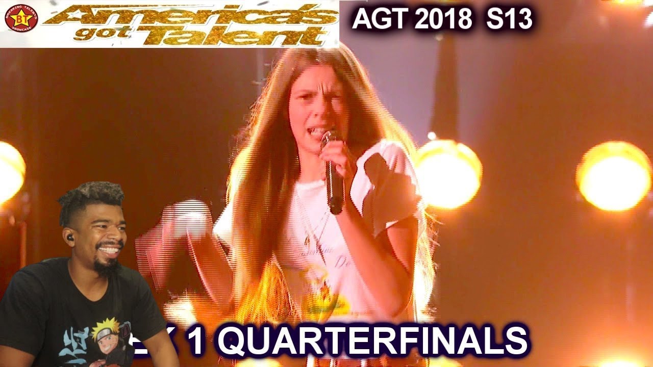 Courtney Hadwin "Papa's Got A Brand New Bag" America's Got Talent 2018 (Reaction!!)