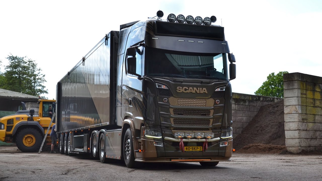 scania s650 v8 open pijp