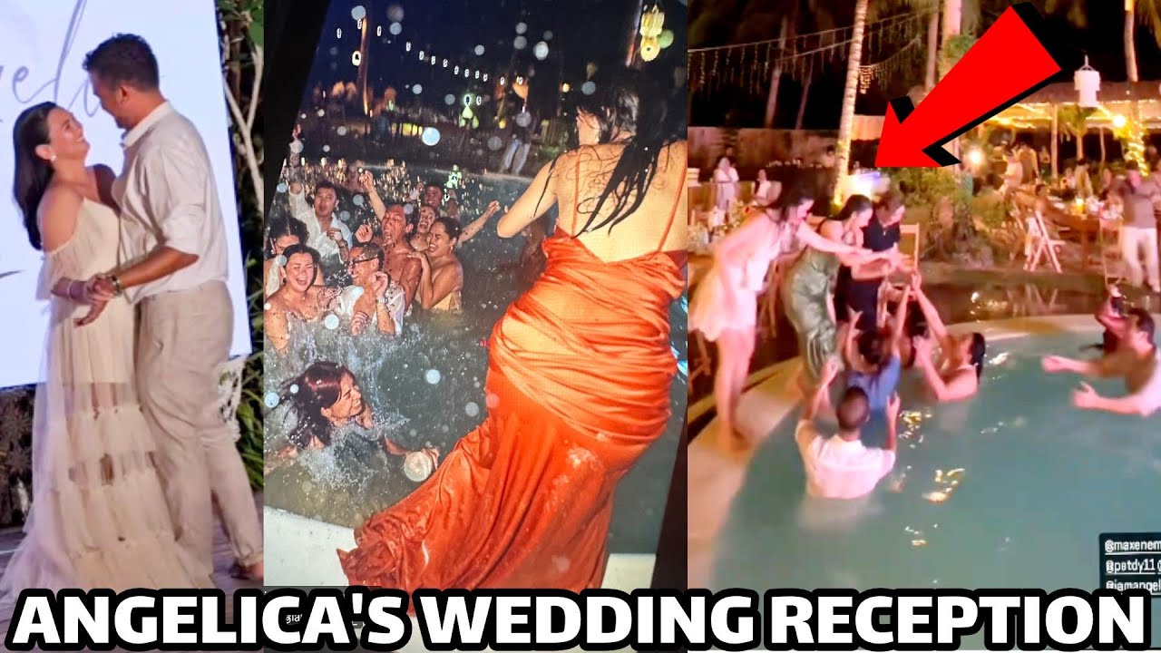 KIM CHIU ITINULAK SA SWIMMING POOL SA WEDDING RECEPTION NI ANGELICA PANGANIBAN