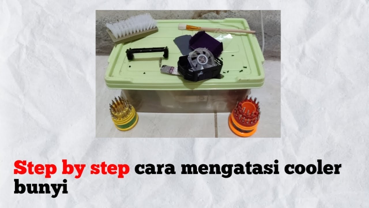 Mengatasi cooler x65 berbunyi + ganti thermal pad cooler x65