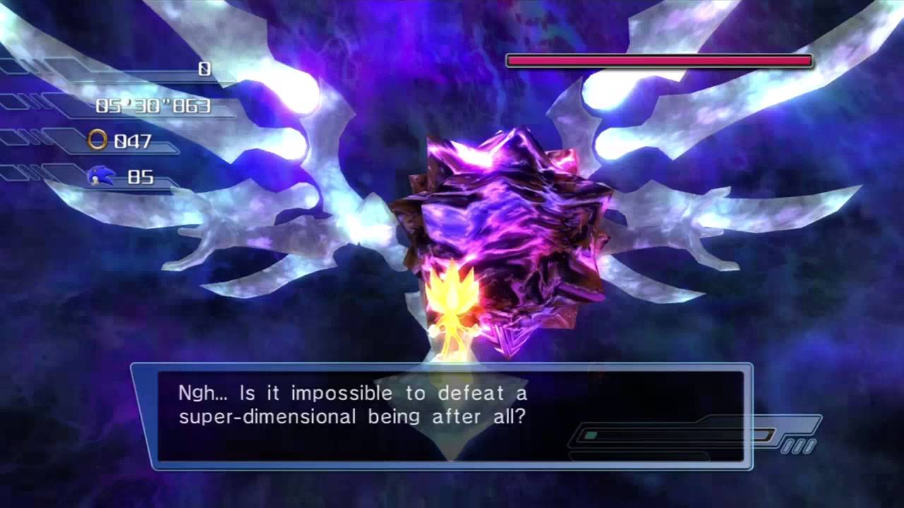 Sonic the Hedgehog 2006 - Final Boss & Cutscene