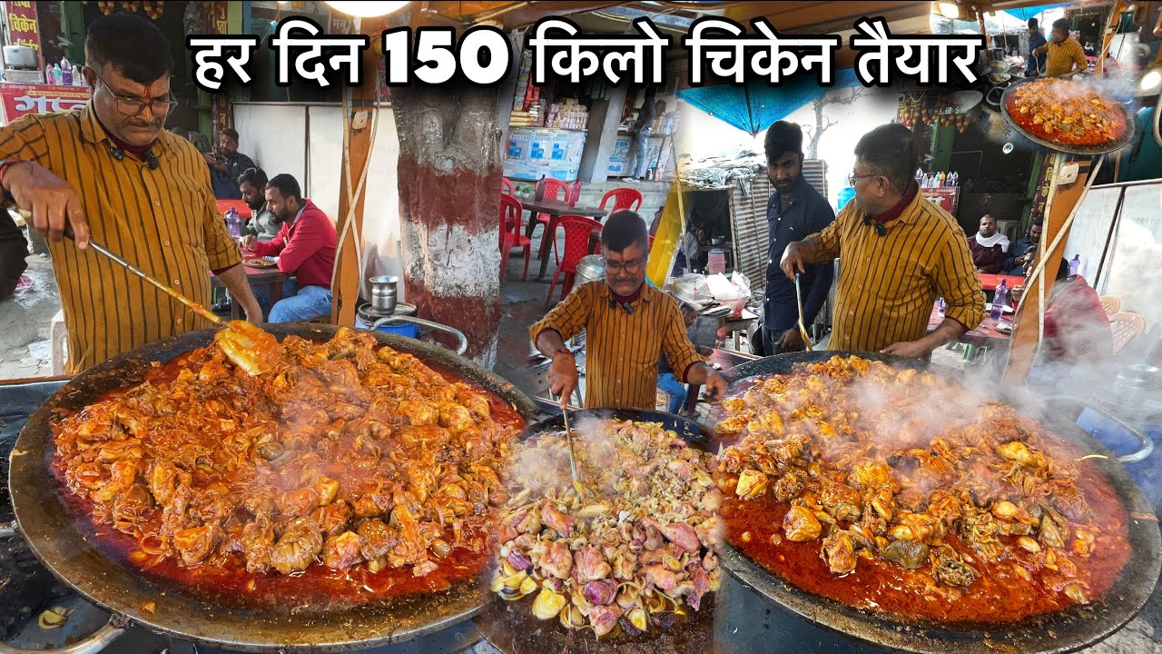 27 साल पुराने ठेले का तवा Chicken Paratha खाकर लोगों की Jawani Tight हो जाती है 