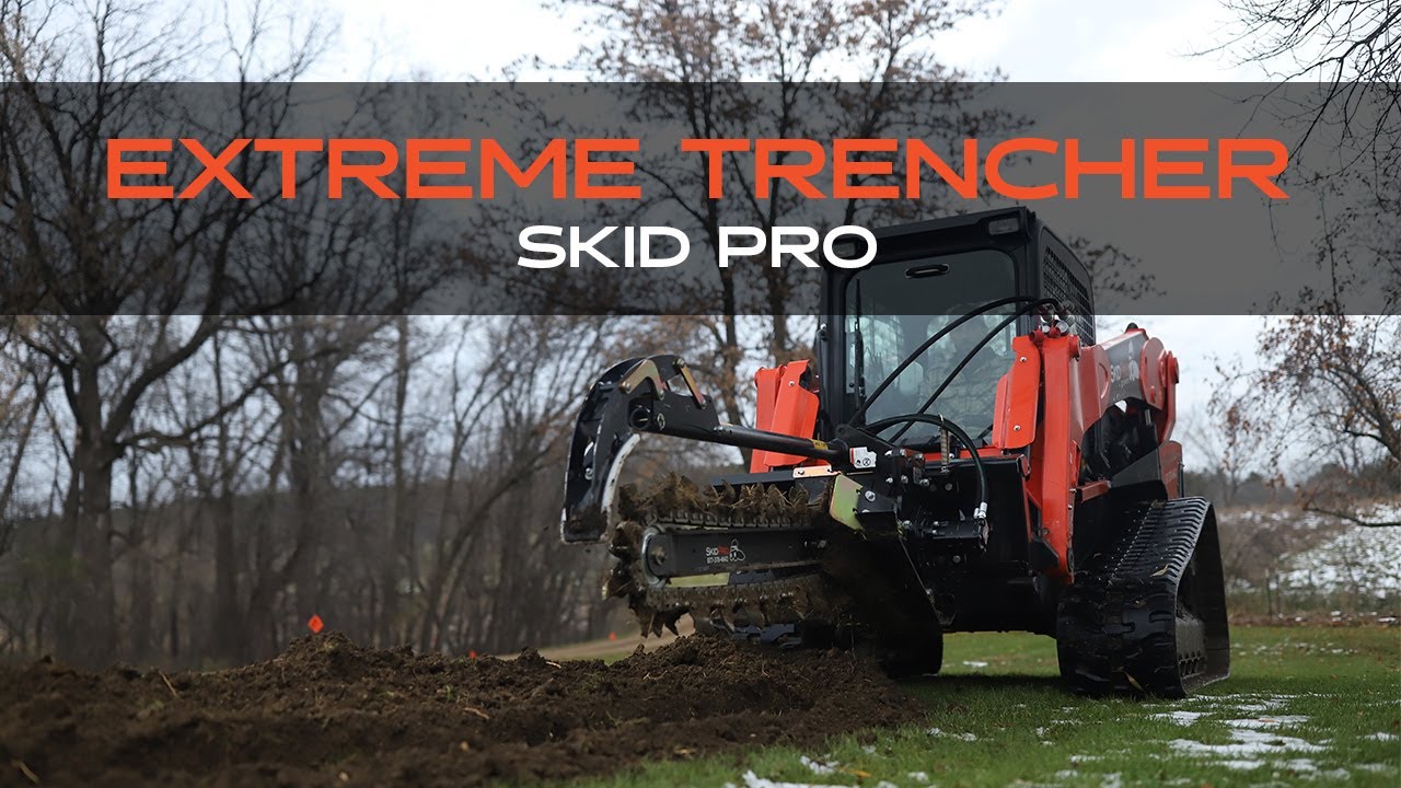 Skid Steer Trencher - Skid Pro