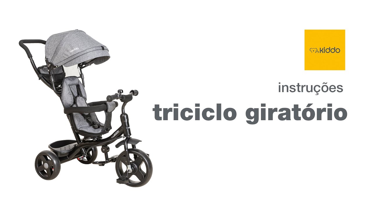 triciclo giratório | instruções - kiddo