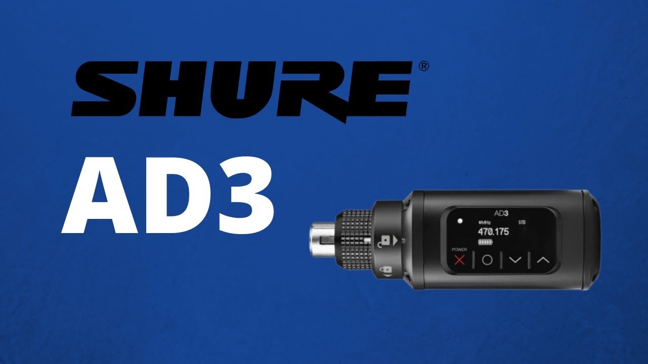 Exploring the Shure AD3 Plug-On Transmitter