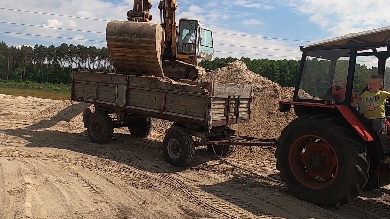10 t mokrego piasku 😂 zetor 4718