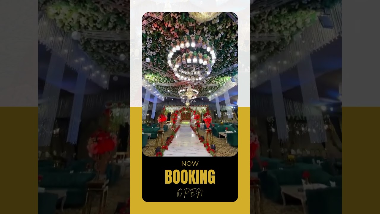 Booking Open For Wedding Marquee | Latest Stage Decoration For Wedding | The Pavilion Marquee Lahore
