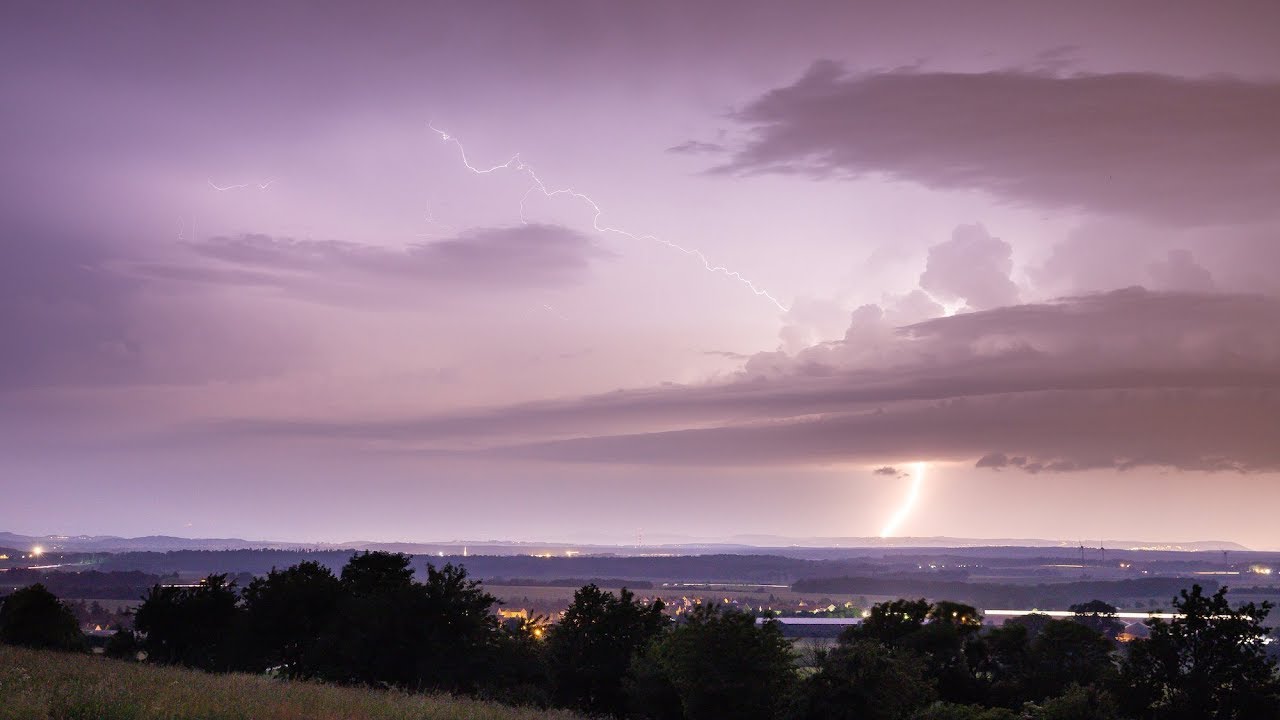 Unwetter am Pfingstmontag 2019 über Pulsnitz