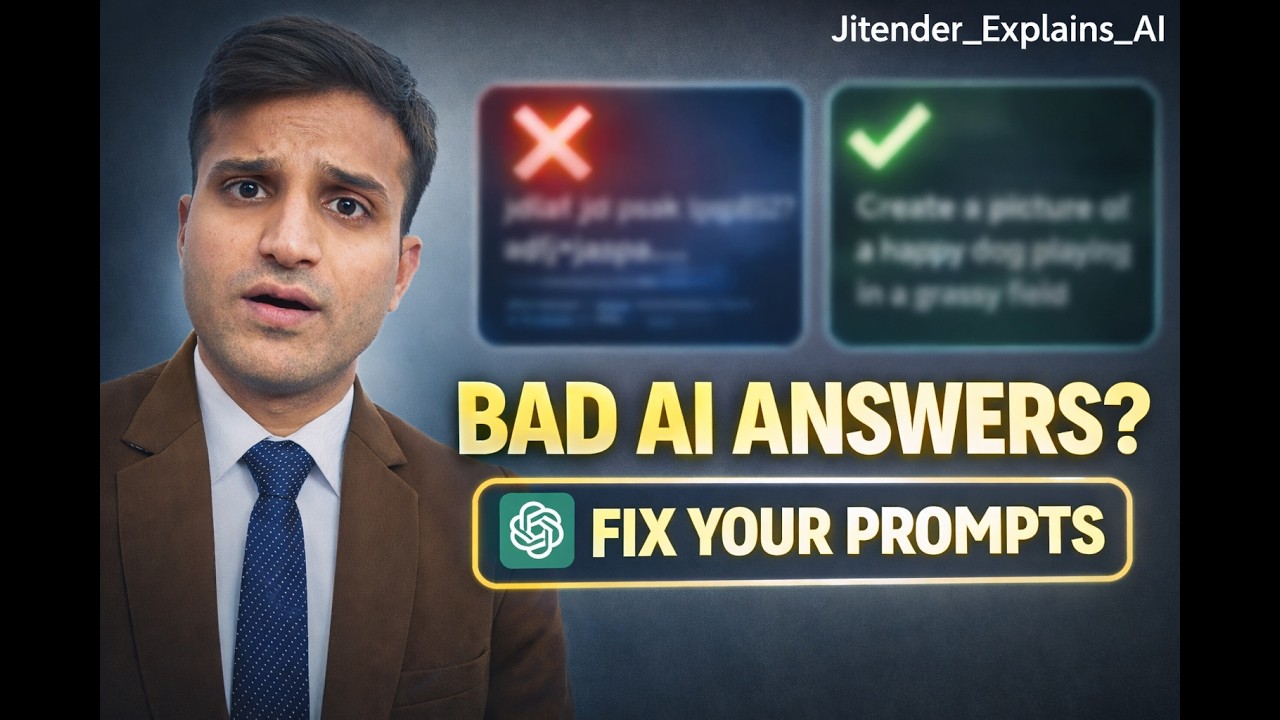 Why AI Gives Bad Answers (And How to Fix It) | Perfect AI Prompt Structure