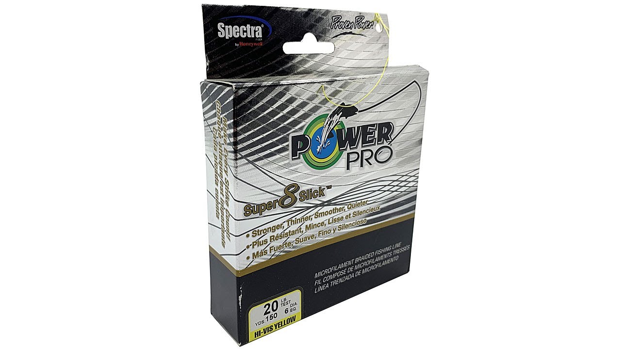 Шнур PowerPro Super 8 Slick Yellow 20lb 135м 0.23мм. USA