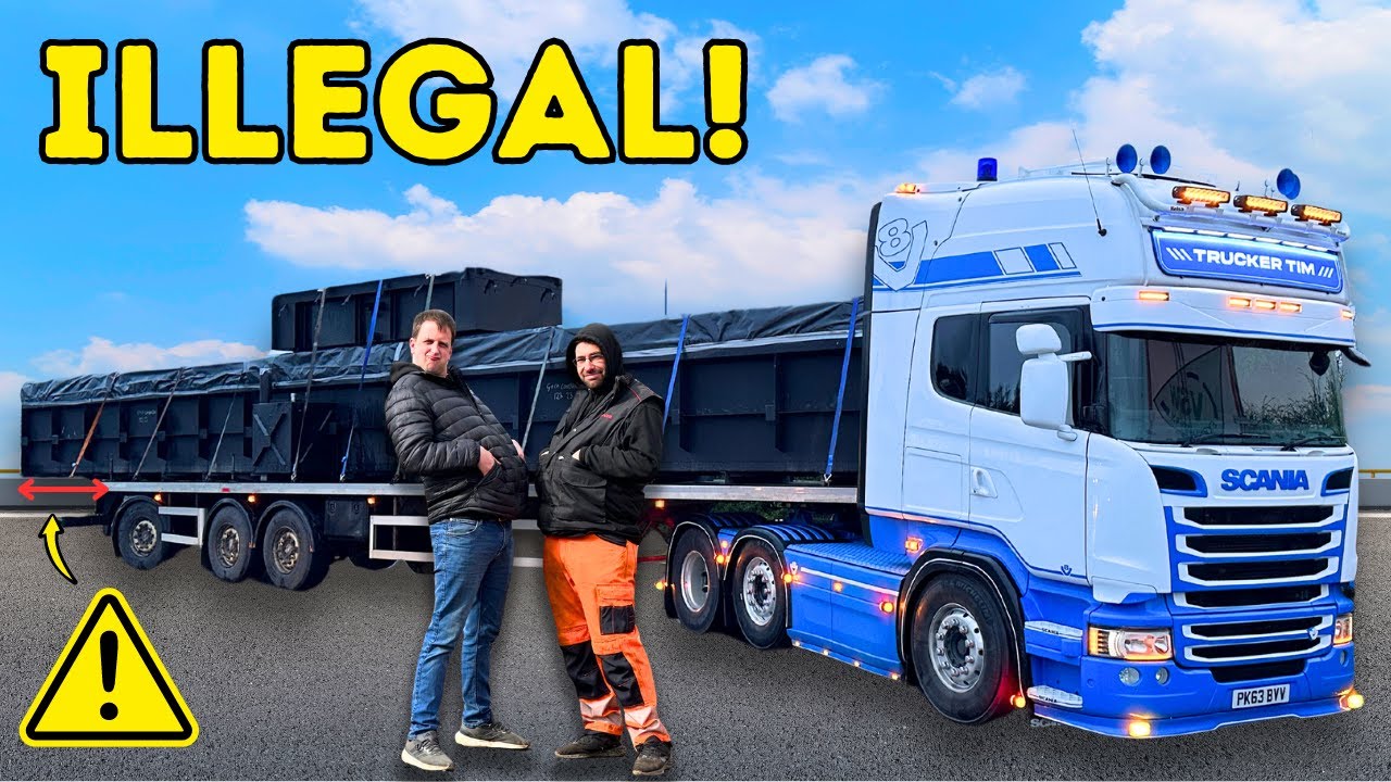 COLLECTING SHAUN’S NEW PIT | OVER LENGTH!? | #truckertim