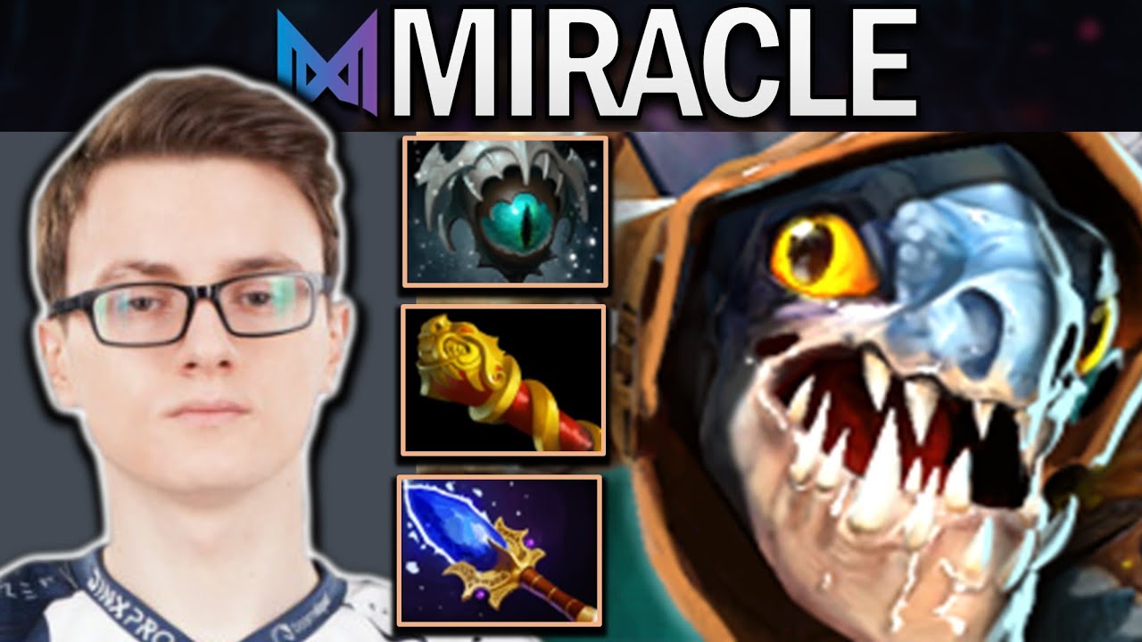 Slark Dota 2 7.33 Miracle with 22 Kills - Aghanims