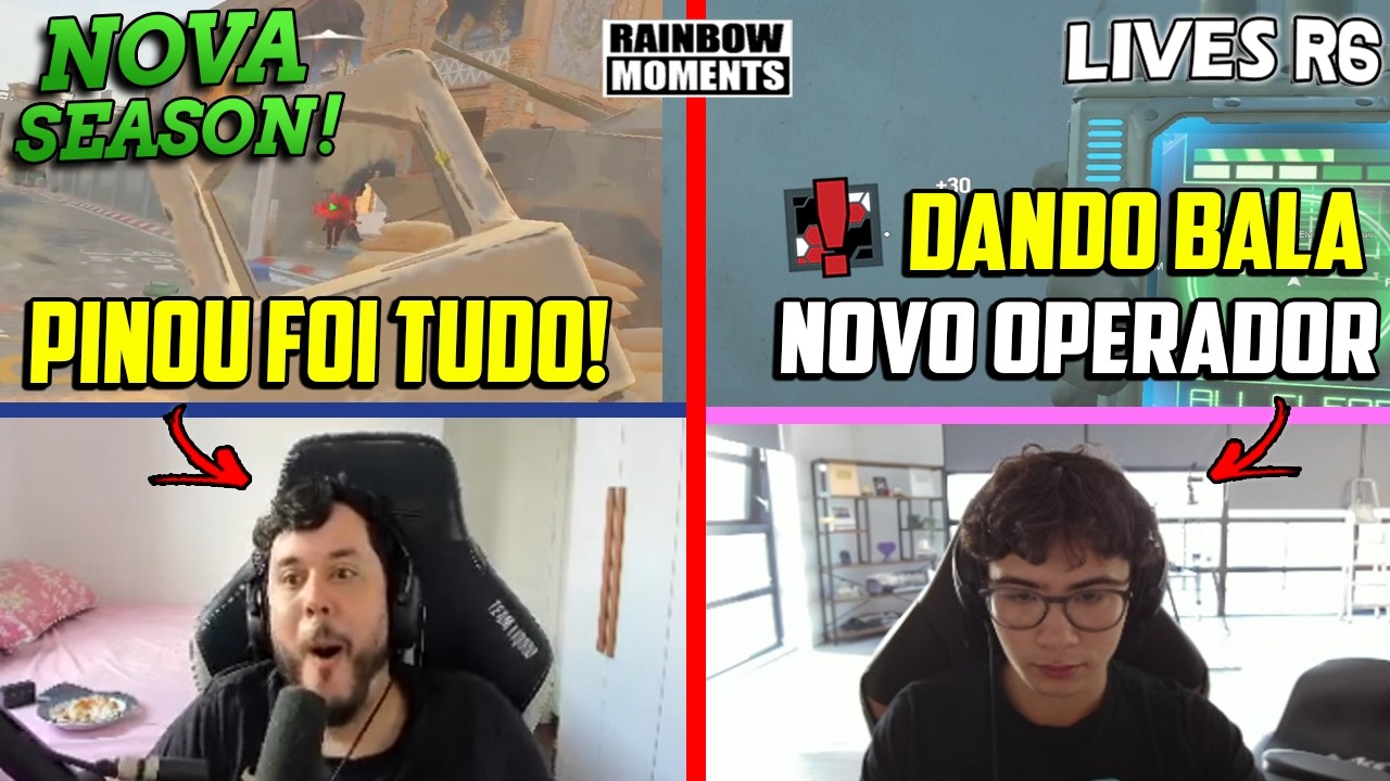 NESK PINANDO TUDO, SPOIT COM NOVO OPERADOR, PALUH TELANDO E  MAIS - MELHORES MOMENTOS LIVES R6