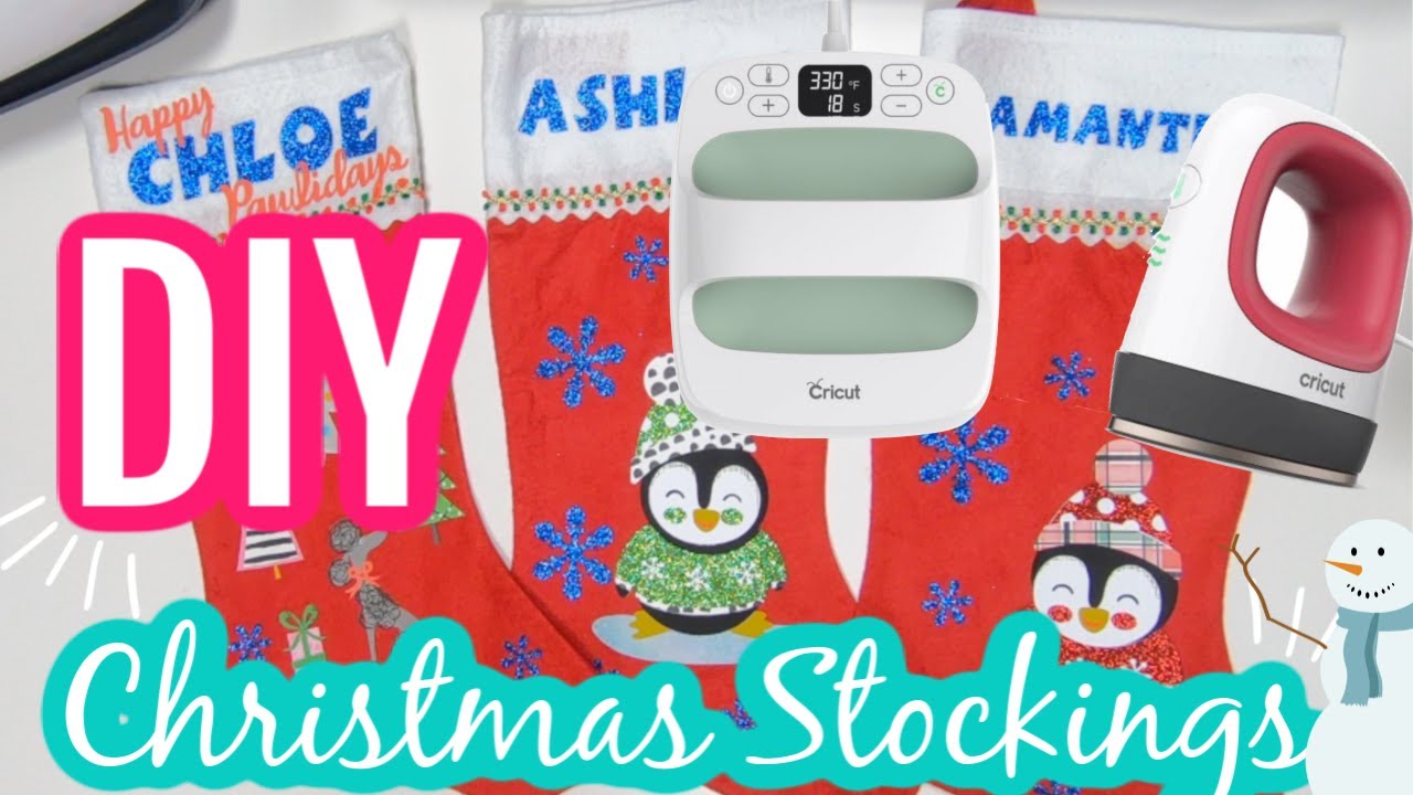 Personalized Christmas Stockings | Cricut Easy Press 2
