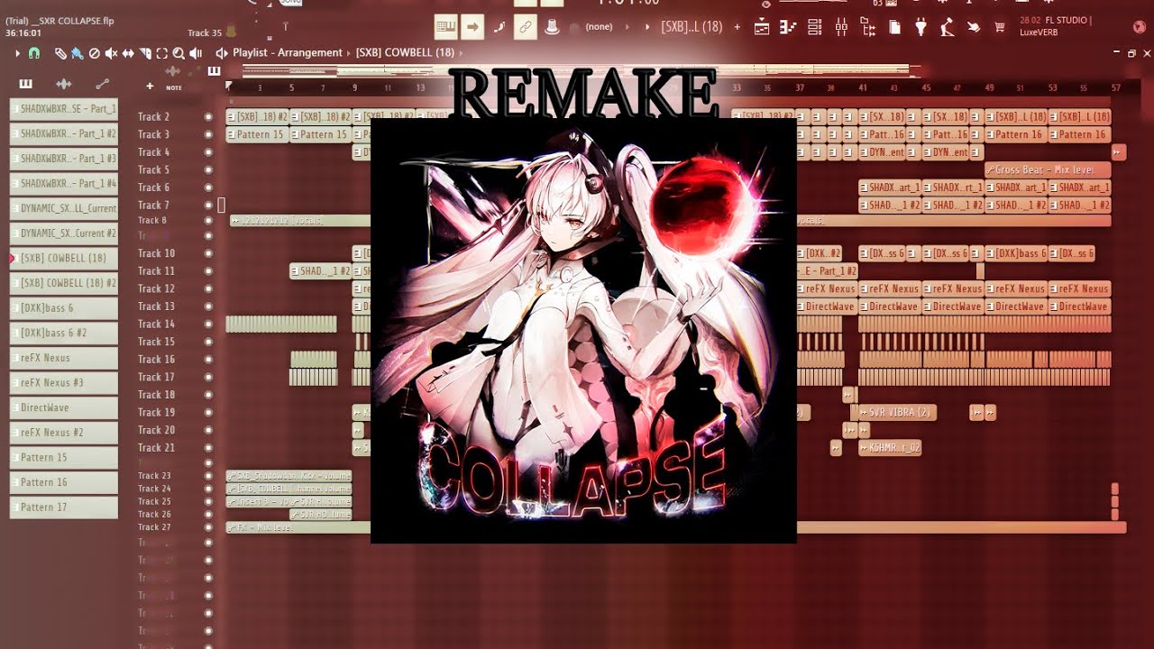 SHADXWBXRN - COLLAPSE REMAKE, FREE FLP | FL STUDIO 21