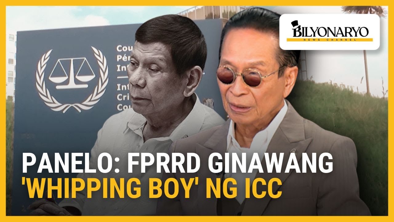 Panelo kinwestiyon ang proseso ng ICC at sinabi nitong ginawang ‘whipping boy’ si Duterte