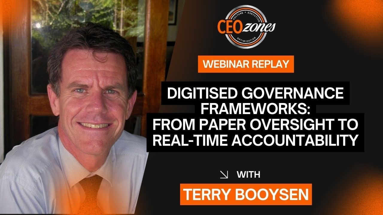 Digitised Governance Frameworks  From Paper Oversight to Real Time Accountability