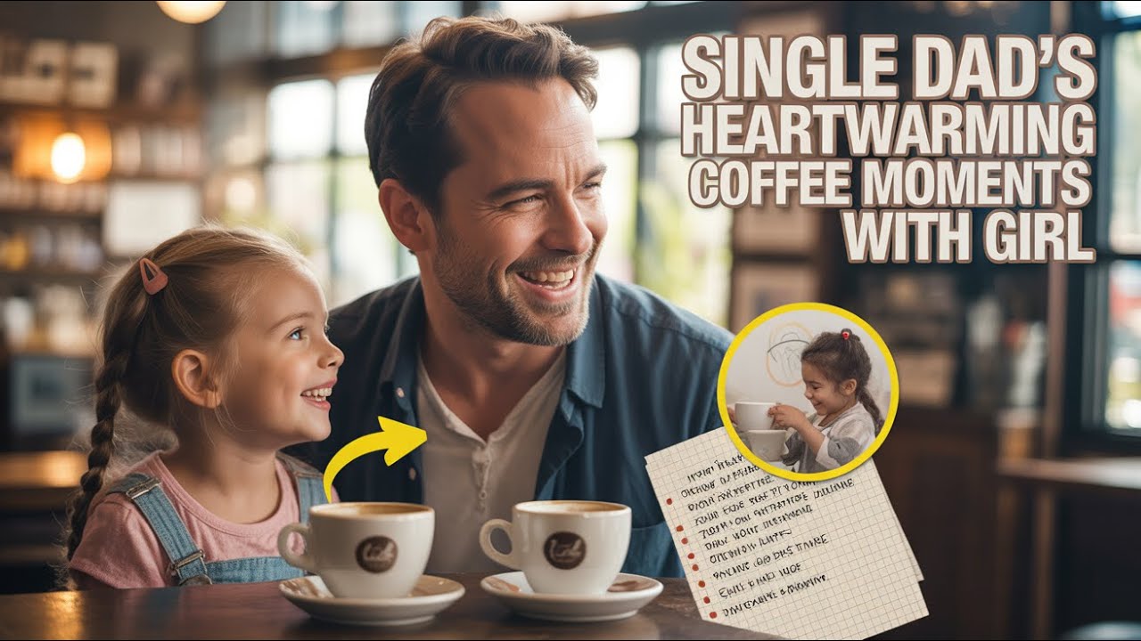 “Revealed: Single Dad CEO Shares 2 Heartwarming Coffees with a Girl Who Thought Life Was Unfair!”
