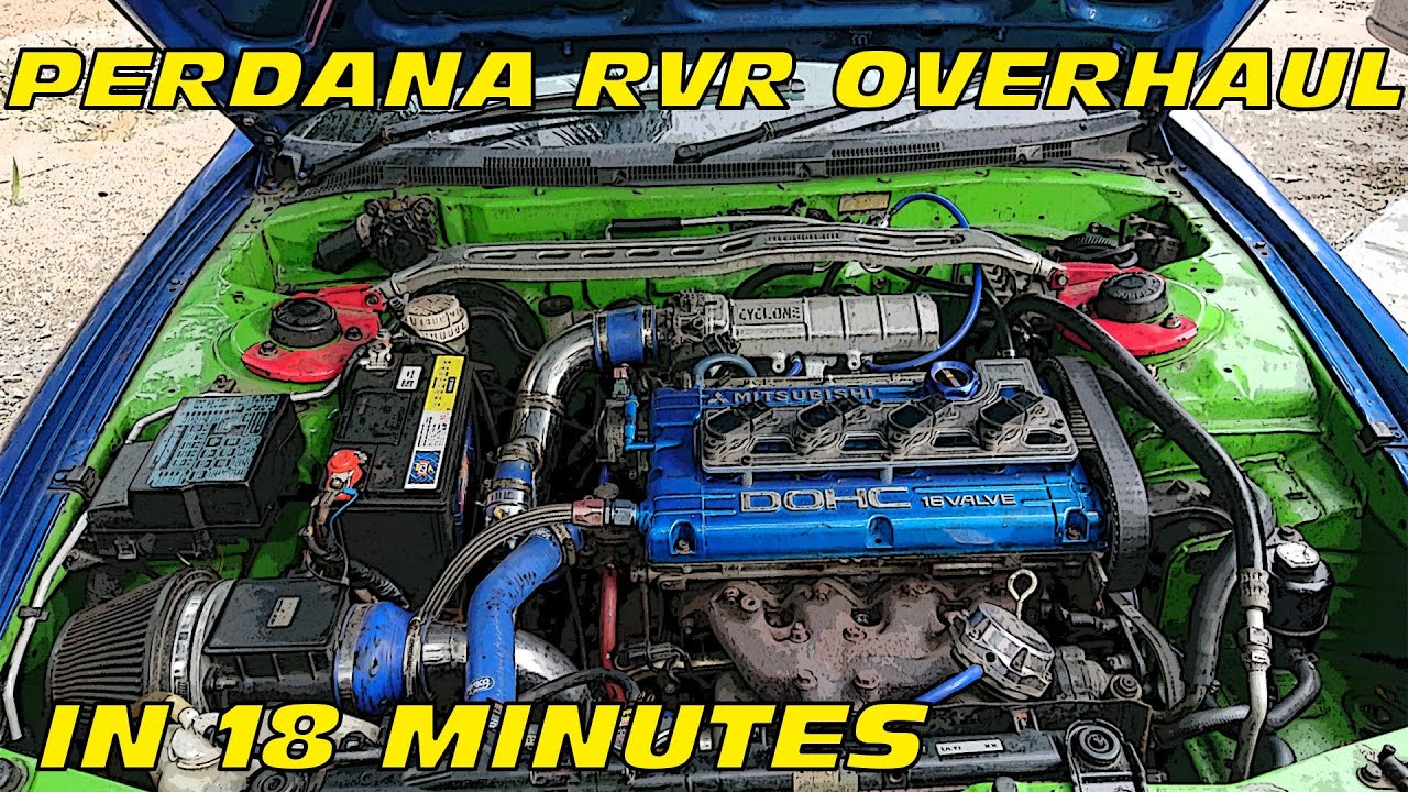 Overhaul 4G63T RVR Perdana in 18 minutes